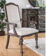 CM3150T 7PC Dining Set Rustic Natural Tone Arcadia Collection By Furniture of America