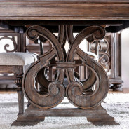 CM3150T 7PC Dining Set Rustic Natural Tone Arcadia Collection By Furniture of America