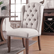 CM3829T-96 7PC Dining Set Rustic Pine Gianna Collection By Furniture of America