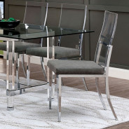 CM3654T 7PC Dining Set Contemporary Style Casper Collection By Furniture of America