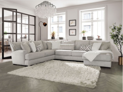 SM5171 7PC Transitional Style Sectional Gray color. Hermiston Collection By Furniture of America