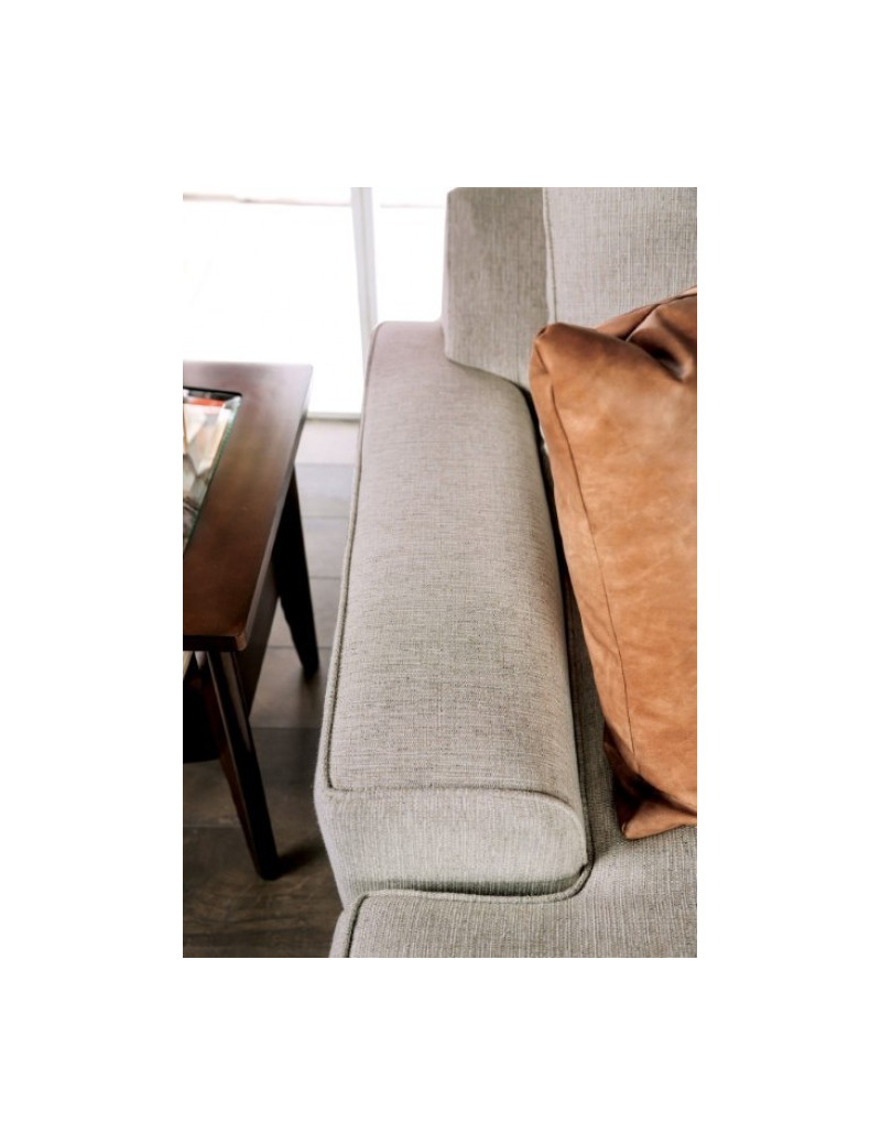 SM1214 Transitional Style Sofa & Loveseat Ivory color. New Meadows Collection By Furniture of America