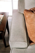 SM1214 Transitional Style Sofa & Loveseat Ivory color. New Meadows Collection By Furniture of America