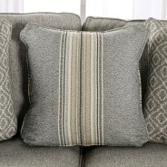 SM8193 Transitional Style Sofa & Loveseat Grey color. Stepney Collection By Furniture of America