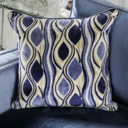 SM2687 Transitional Style Sofa & Loveseat Satin Blue color. Jodie Collection By Furniture of America