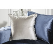 SM2687 Transitional Style Sofa & Loveseat Satin Blue color. Jodie Collection By Furniture of America