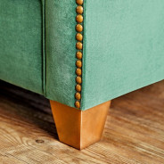 SM2271 Transitional Style Sofa & Loveseat Emerald Green color. Verdante Collection By Furniture of America