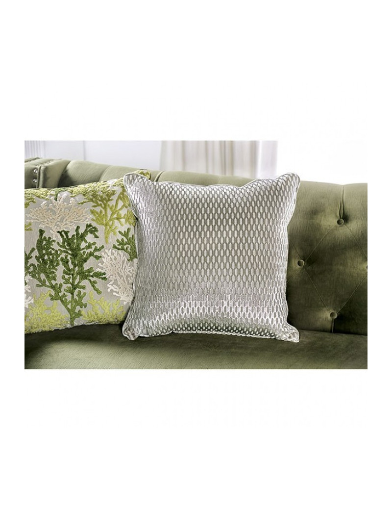 SM2684 Transitional Style Sofa & Loveseat Green color. Kaye Collection By Furniture of America