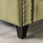 SM2684 Transitional Style Sofa & Loveseat Green color. Kaye Collection By Furniture of America