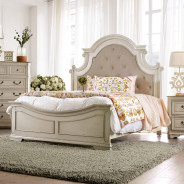 CM7561  5PC Queen Bedroom Set Transitional Style Antique White  Pembroke Collection by Furniture of America