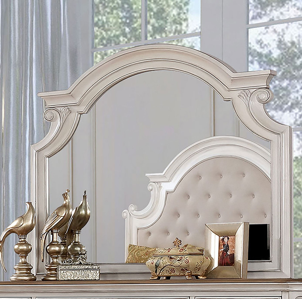 CM7561  5PC Queen Bedroom Set Transitional Style Antique White  Pembroke Collection by Furniture of America