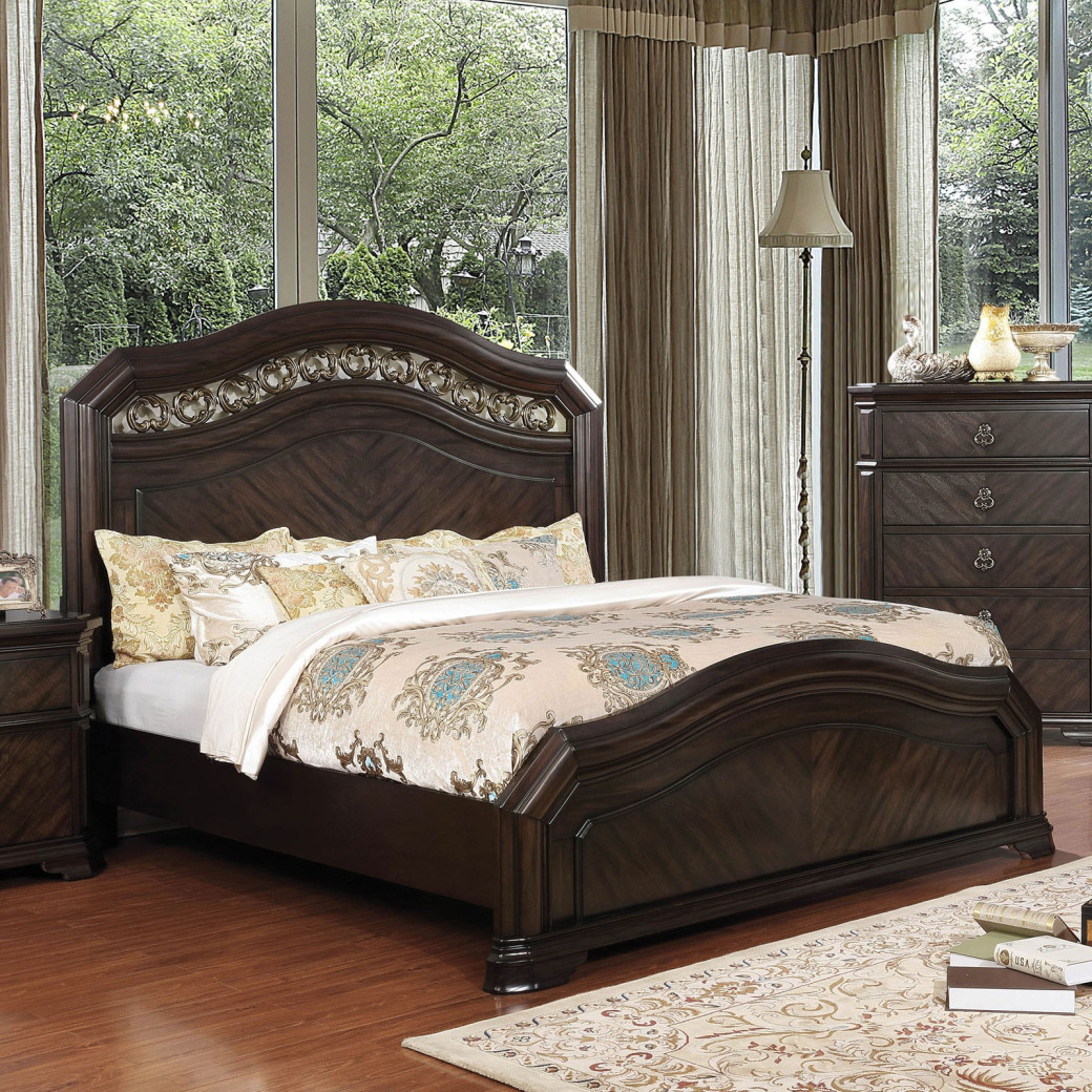 CM7751 5PC Queen Bedroom Set Traditional Style Espresso Finish . Calliope Collection by Furniture of America
