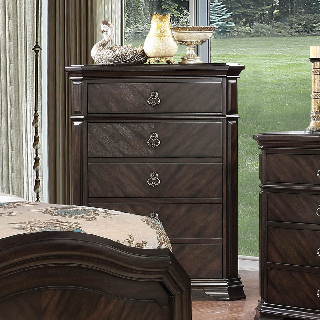 CM7751 5PC Queen Bedroom Set Traditional Style Espresso Finish . Calliope Collection by Furniture of America