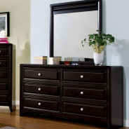 CM7058 5PC Queen Bedroom Set Transitional Style Espresso Finish Winsor Collection by Furniture of America