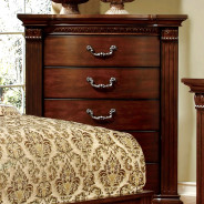 CM7736 5PC Queen Bedroom Set Traditional Style Cherry Grandom Collection by Furniture of America