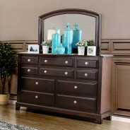 CM7383 5PC Queen Bedroom Set Transitional Style Brown Cherry Finish . Litchville Collection by Furniture of America