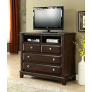 CM7383 5PC Queen Bedroom Set Transitional Style Brown Cherry Finish . Litchville Collection by Furniture of America