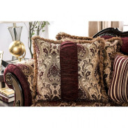 SM6433 Traditional Living Room burgundy. Matteo Collection By Furniture Of America