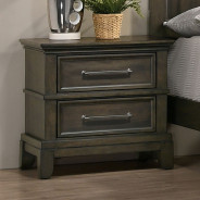 CM7221GY 5PC Queen Bedroom Set Traditional Style Brown Gray . Houston Collection By Furniture Of America