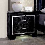 CM7979 Black 5PC Queen Bedroom Set Contemporary Style Black Finish. Bellanova Collection by Furniture of America