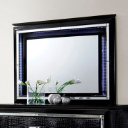 CM7979 Black 5PC Queen Bedroom Set Contemporary Style Black Finish. Bellanova Collection by Furniture of America