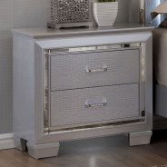 CM7979SV 5PC Queen Bedroom Set Contemporary Style Silver Finish. Bellanova Collection by Furniture of America
