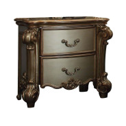 23000Q Gold Patina Finish Bedroom Collection By Acme Furniture