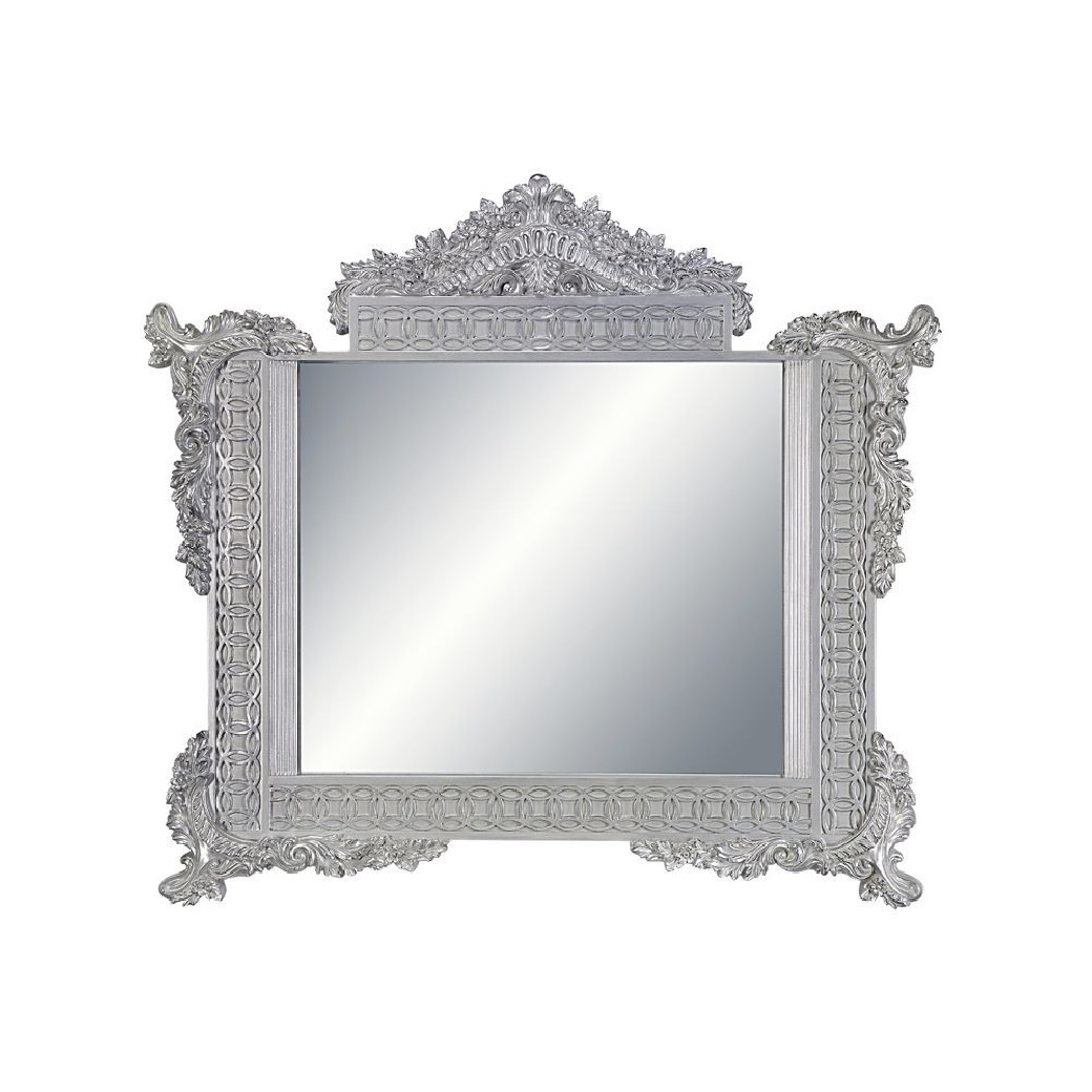 BD00685 Light Gold & Gray Finish Mirror Valkyrie Collection By Acme Furniture