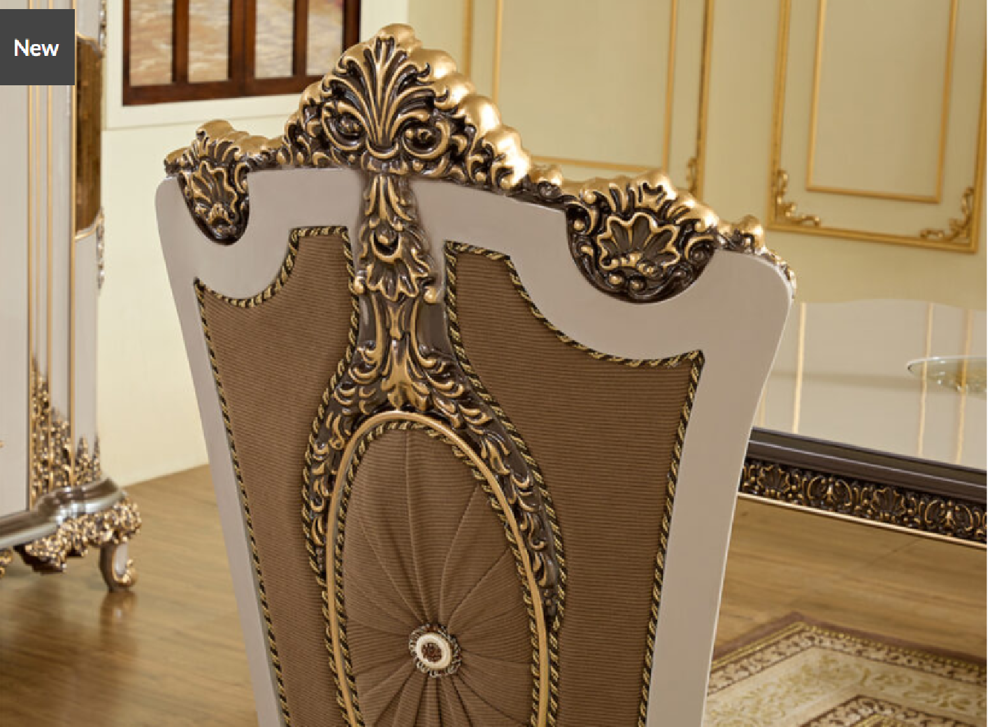 HD 1881 7PC Dining Set Long Table Victorian Style By Homey Design.