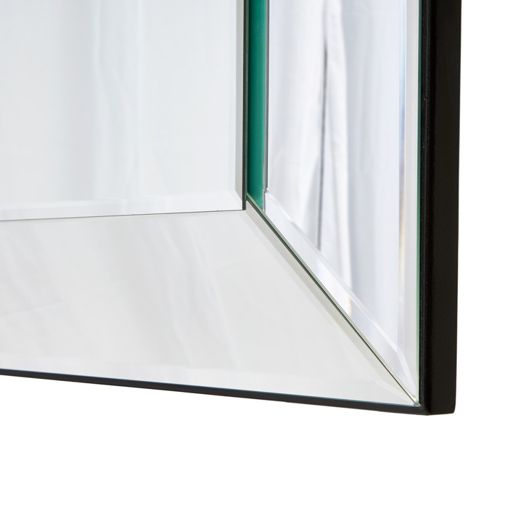 Mirror Glossy Charcoal Sand Carmela Glossy Charcoal Sand by Michael Amini