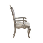 DN02281 7PC Dining Set Platinum Finish Ariadne Collection By Acme Furniture