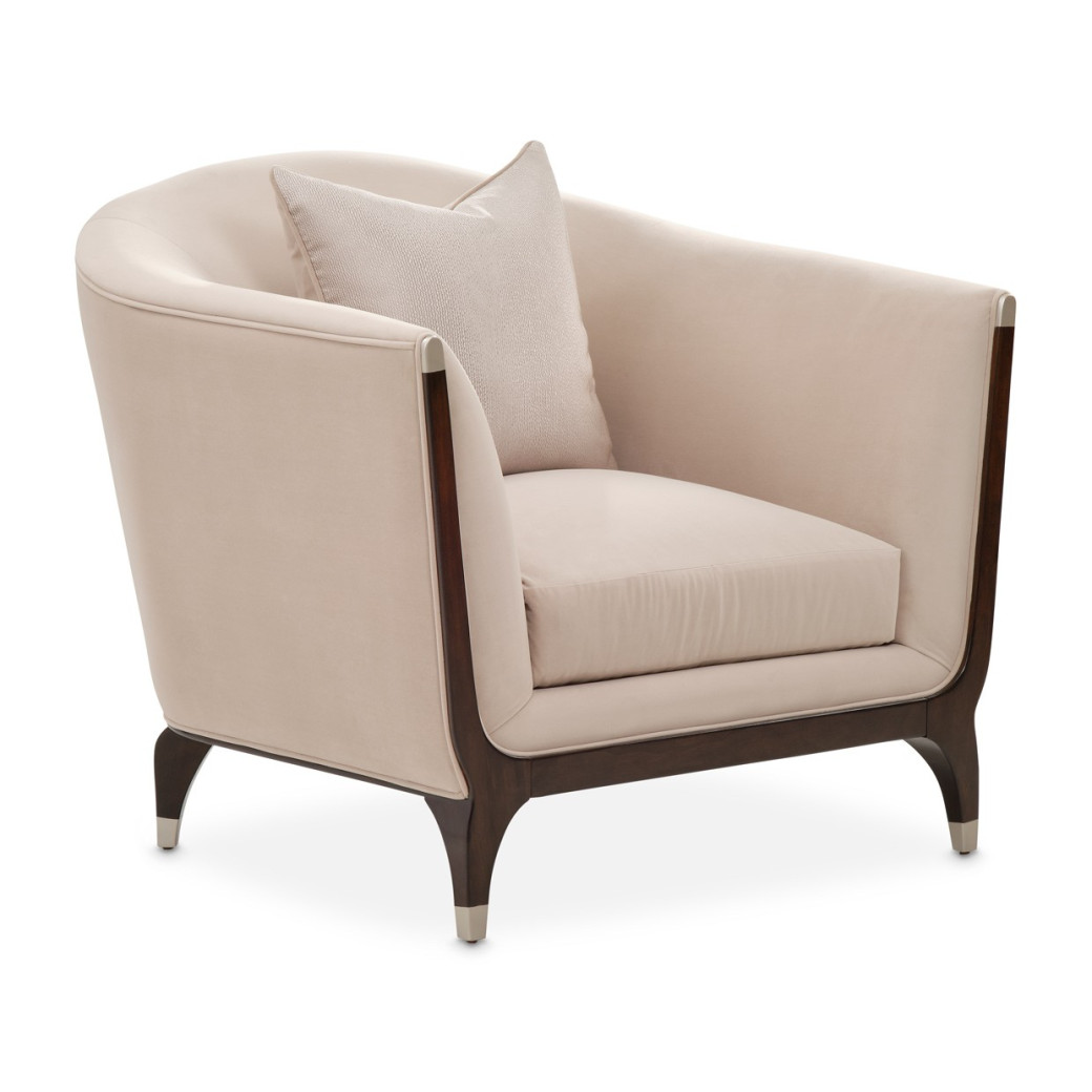 Paris Chic Matching Chair Tiramisu Espresso by Michael Amini. N9003835-TRMSU-409