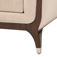 Paris Chic Matching Chair Tiramisu Espresso by Michael Amini. N9003835-TRMSU-409