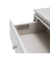 Upholstered Storage Console-Sideboard-Credenza Melrose Plaza by Michael Amini. 9019050-260-118