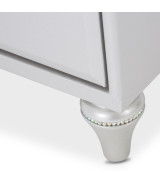 Upholstered Storage Console-Sideboard-Credenza Melrose Plaza by Michael Amini. 9019050-260-118