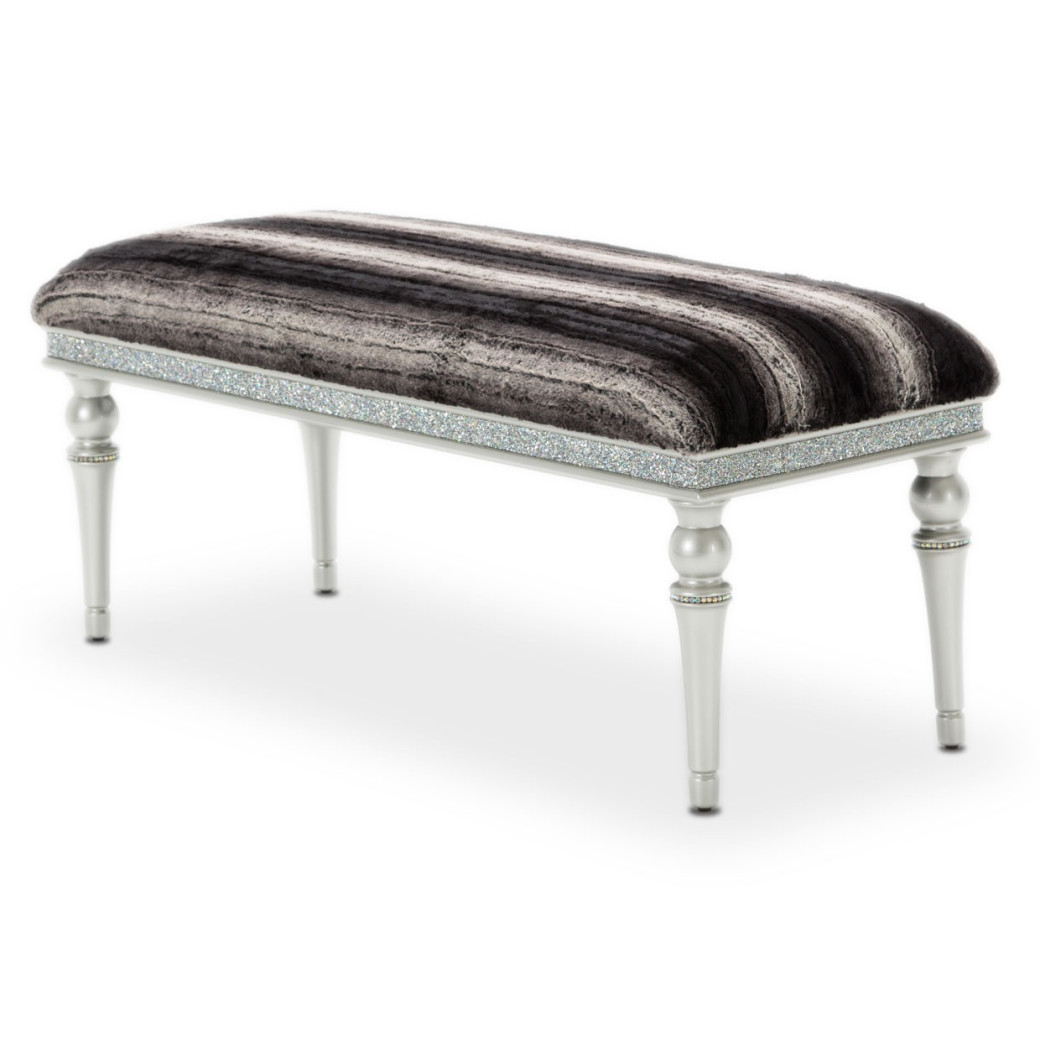 Michael Amini & Jane Seymour Melrose Plaza Bed Bench (Nor Storage )