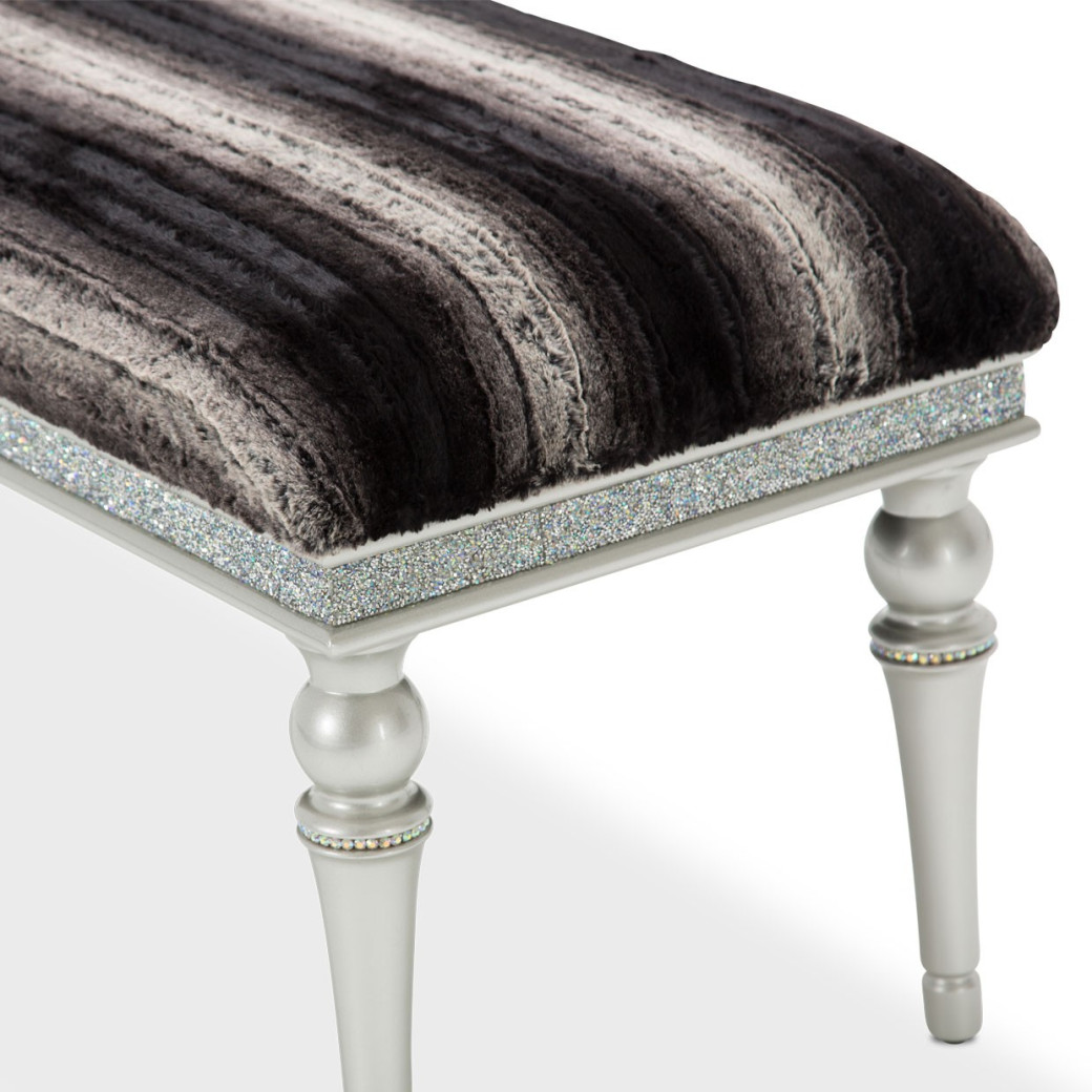 Michael Amini & Jane Seymour Melrose Plaza Bed Bench (Nor Storage )