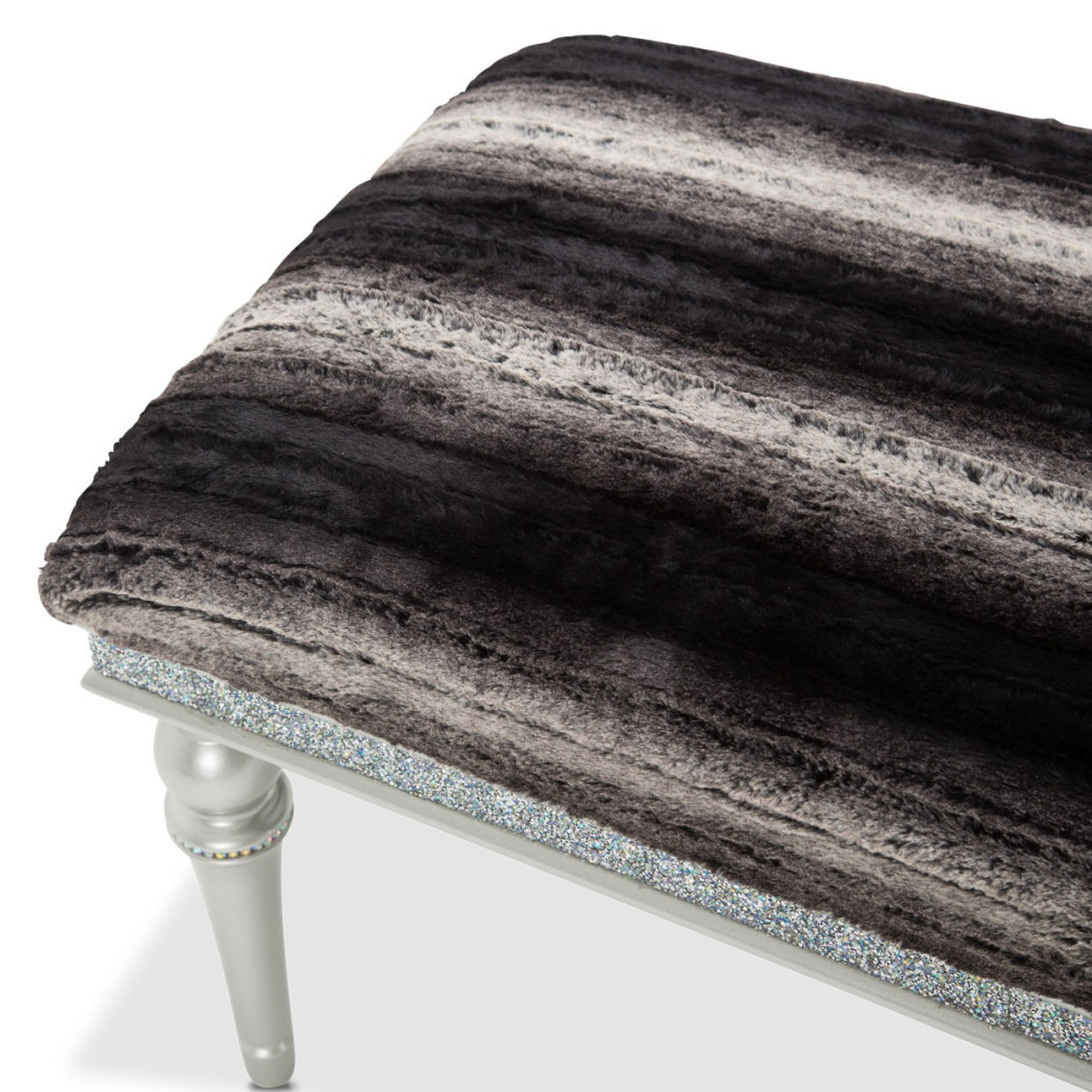 Michael Amini & Jane Seymour Melrose Plaza Bed Bench (Nor Storage )