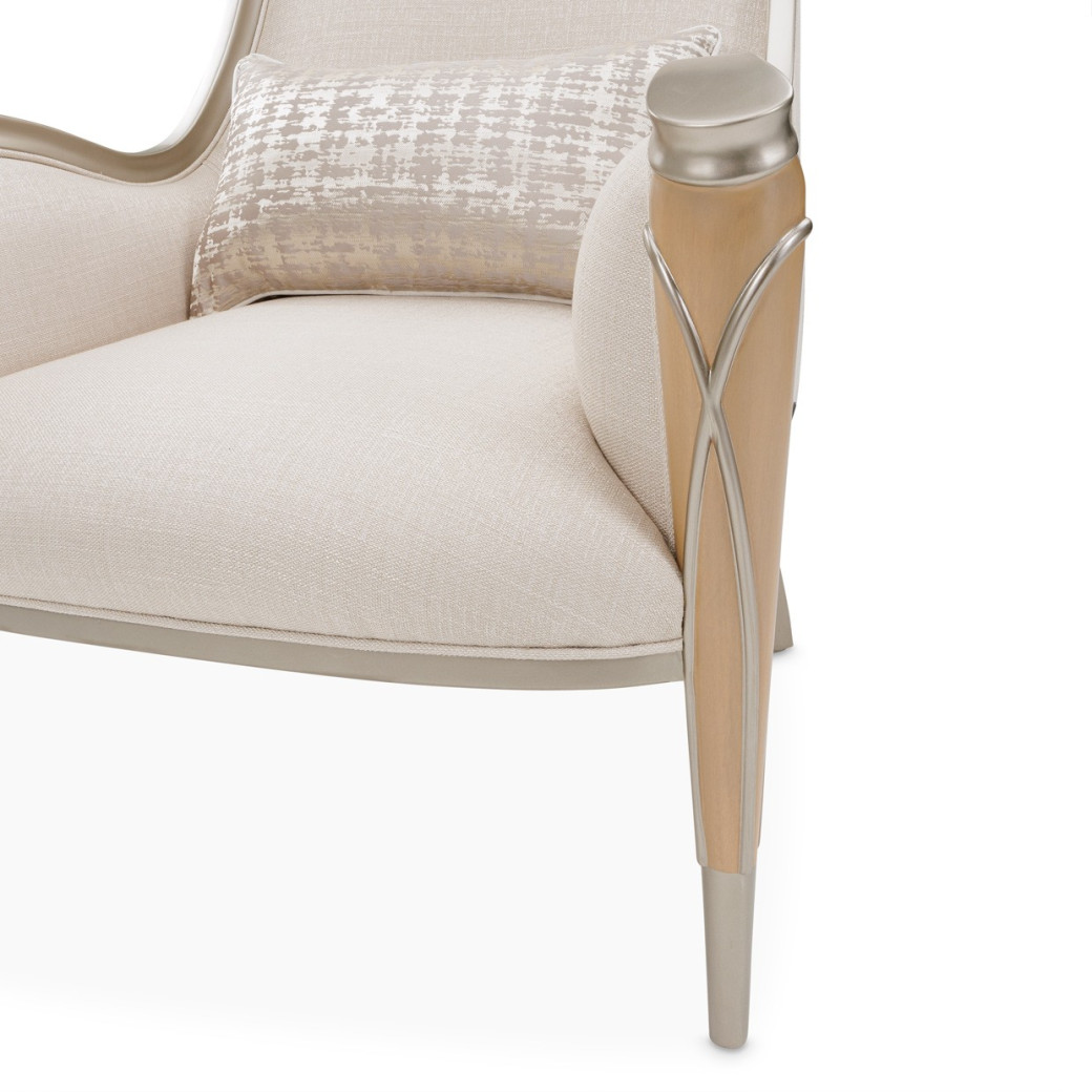 VillaCherie Accent Chair Caramel By Michael Amini
