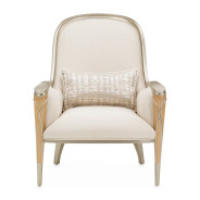 VillaCherie Accent Chair Caramel By Michael Amini
