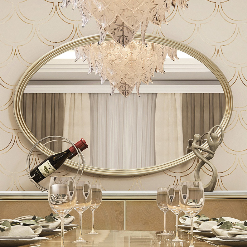 Side Board Mirror Villa Cherie Carmel Collection By Michael Amini . N9008067-822