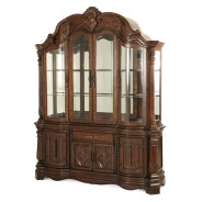 China & Buffet Vintage Fruitwood Finish Windsor Court Collection By Michael Amini.70005-6-54