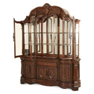 China & Buffet Vintage Fruitwood Finish Windsor Court Collection By Michael Amini.70005-6-54