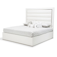 Upholstered Panel Bed (3 Pc) State St Collection By Michael Amini