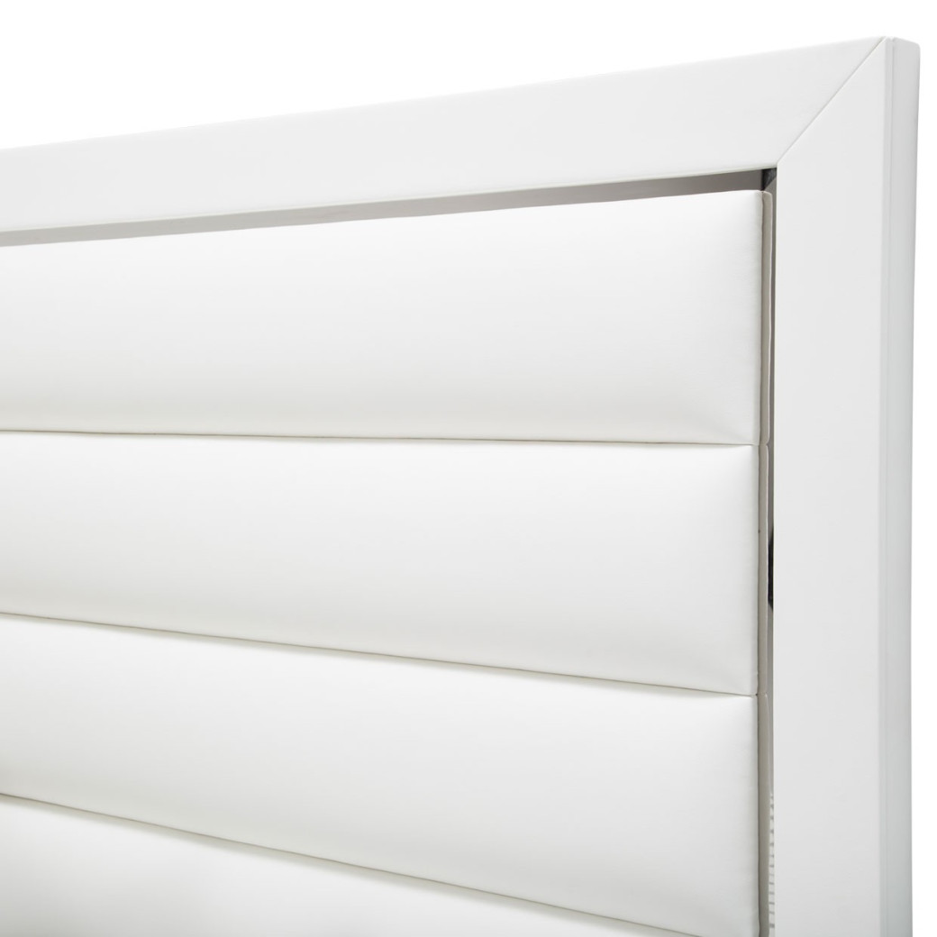 Upholstered Panel Bed (3 Pc) State St Collection By Michael Amini