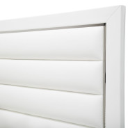 Upholstered Panel Bed (3 Pc) State St Collection By Michael Amini