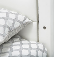 Upholstered Panel Bed (3 Pc) State St Collection By Michael Amini