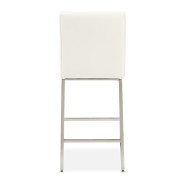 Barstool Glossy White State St. Collection By Michael Amini