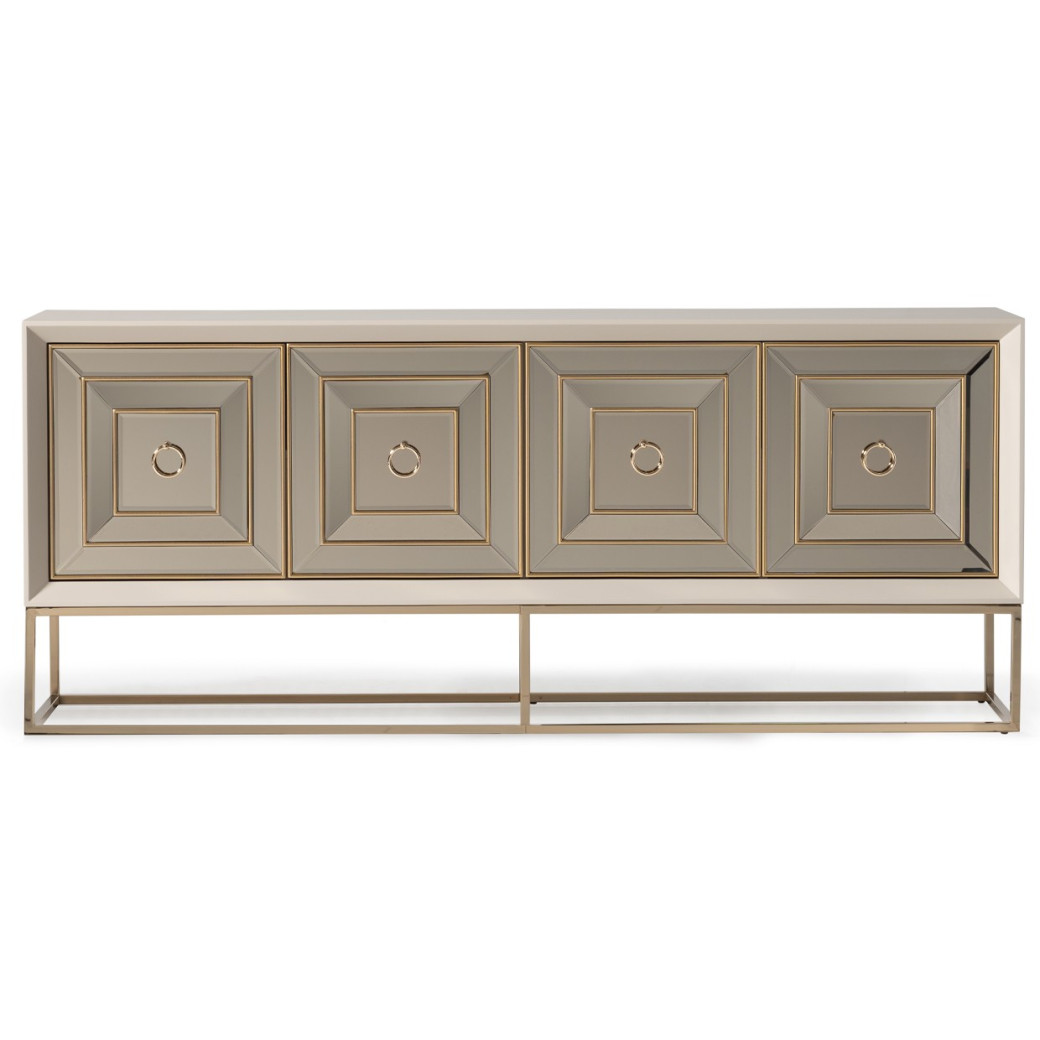 Console Glistening Gold Madison Collection By Michael Amini LFR-MDSN223-827