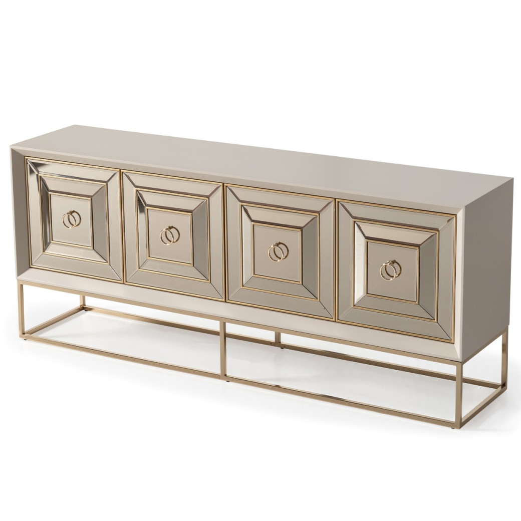 Console Glistening Gold Madison Collection By Michael Amini LFR-MDSN223-827